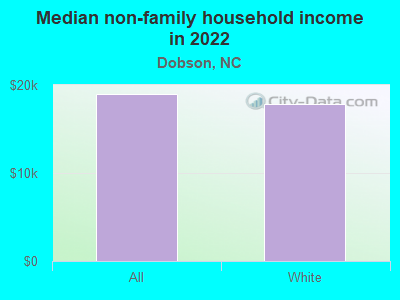 Median non-family household income in 2022