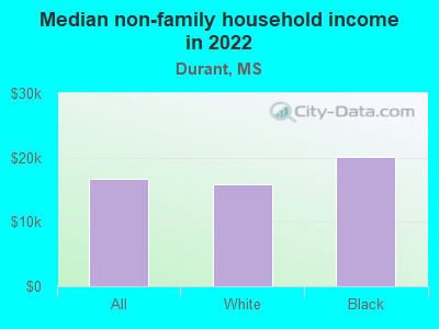 Median non-family household income in 2022