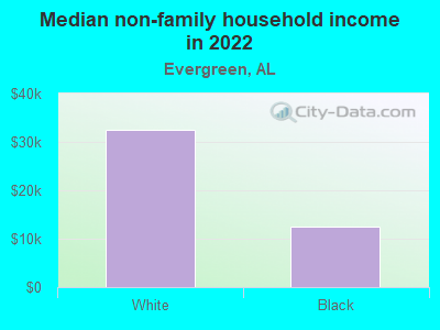 Median non-family household income in 2022