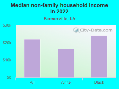 Median non-family household income in 2022