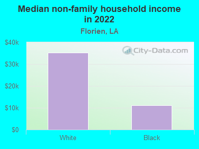 Median non-family household income in 2022