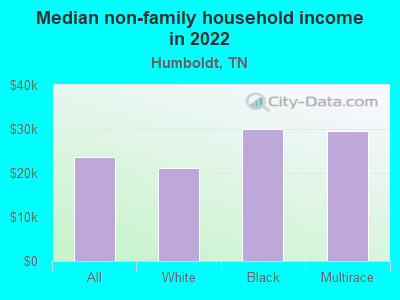 Median non-family household income in 2022