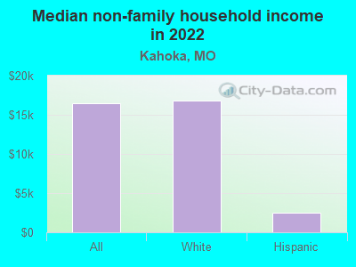 Median non-family household income in 2022