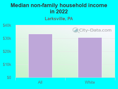 Median non-family household income in 2022