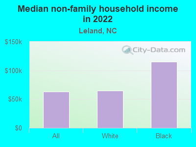 Median non-family household income in 2022