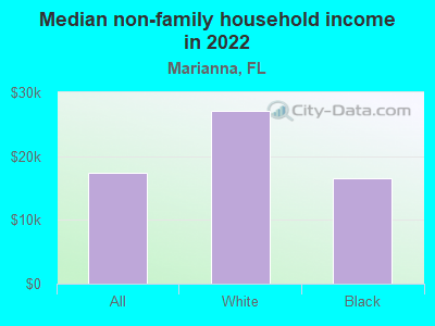 Median non-family household income in 2022