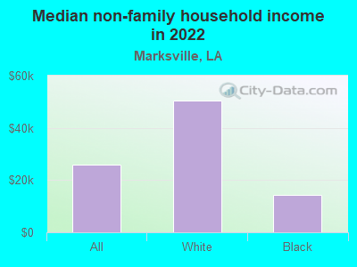 Median non-family household income in 2022