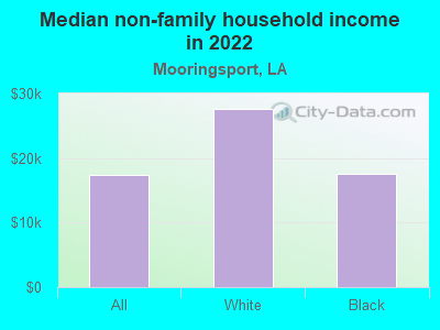 Median non-family household income in 2022