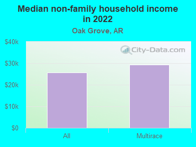 Median non-family household income in 2022