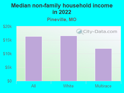 Median non-family household income in 2022