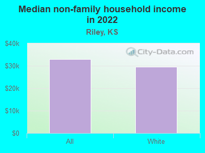 Median non-family household income in 2022