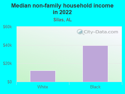 Median non-family household income in 2022