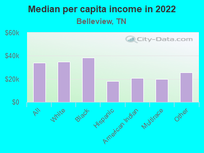 Median per capita income in 2022