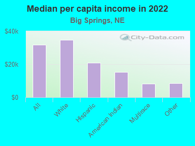 Median per capita income in 2022