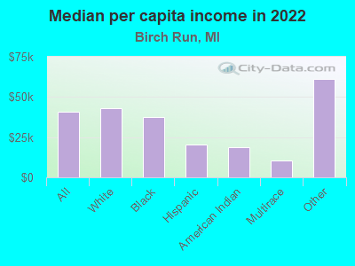 Median per capita income in 2022