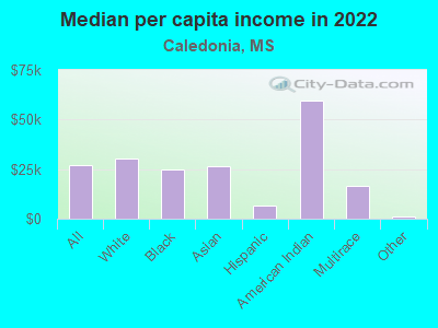 Median per capita income in 2022