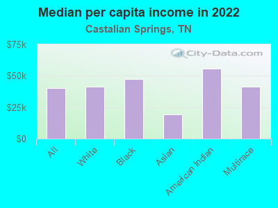 Median per capita income in 2022