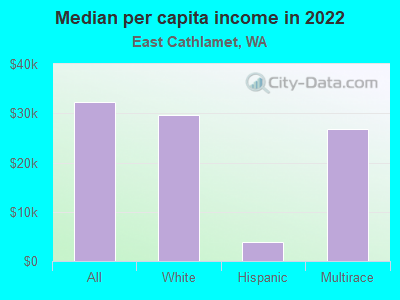 Median per capita income in 2022