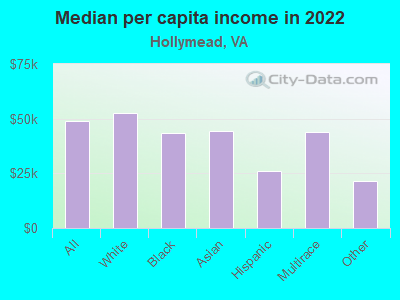 Median per capita income in 2022