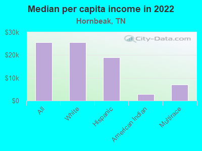 Median per capita income in 2022