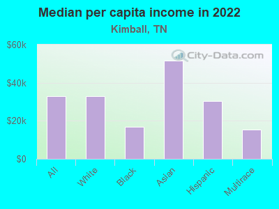 Median per capita income in 2022