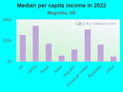 Median per capita income in 2022