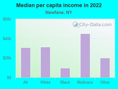 Median per capita income in 2022