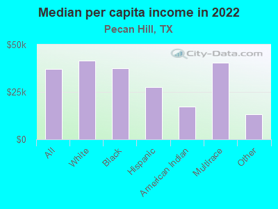 Median per capita income in 2022