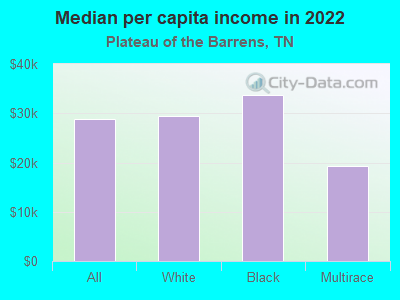 Median per capita income in 2022