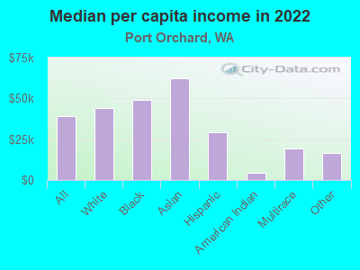 Median per capita income in 2022