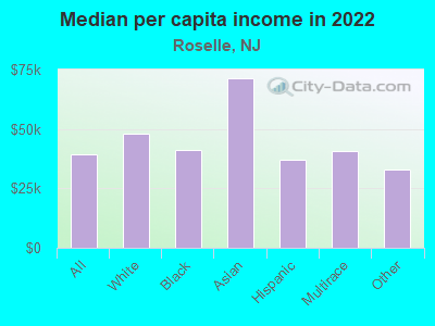 Median per capita income in 2022