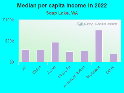 Median per capita income in 2022