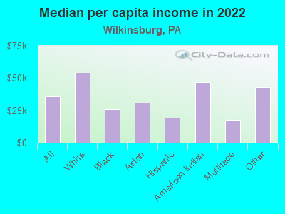 Median per capita income in 2022