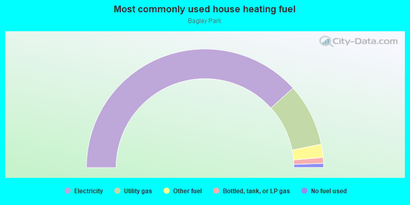 Most commonly used house heating fuel