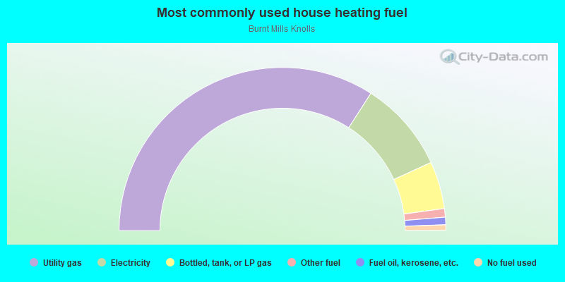 Most commonly used house heating fuel