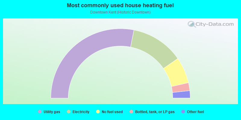 Most commonly used house heating fuel