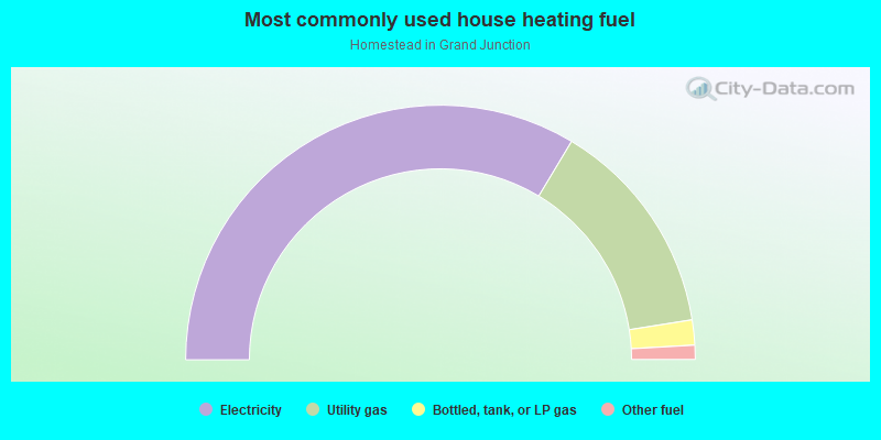 Most commonly used house heating fuel