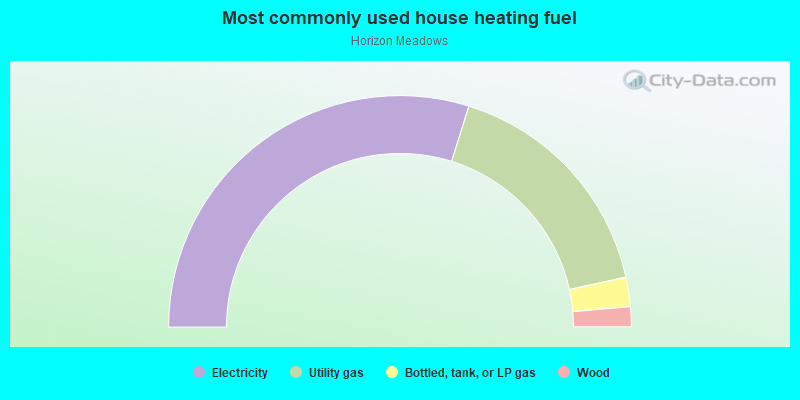 Most commonly used house heating fuel