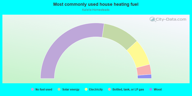 Most commonly used house heating fuel