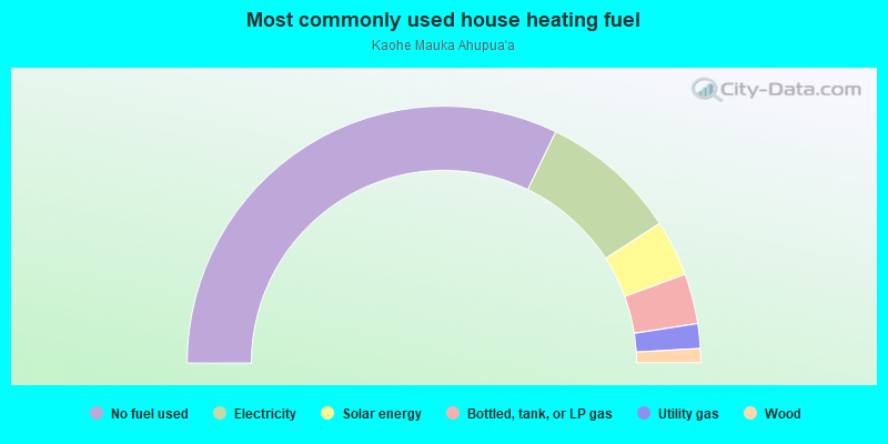 Most commonly used house heating fuel