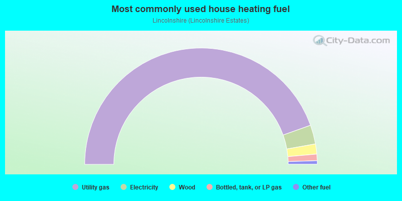 Most commonly used house heating fuel