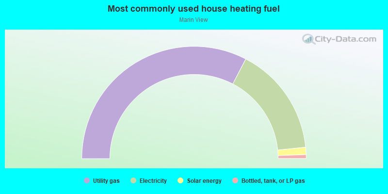 Most commonly used house heating fuel