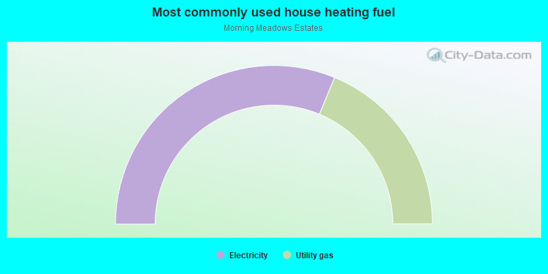 Most commonly used house heating fuel