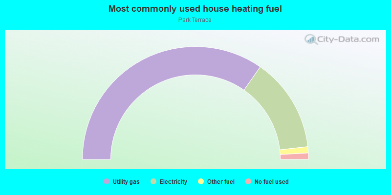 Most commonly used house heating fuel