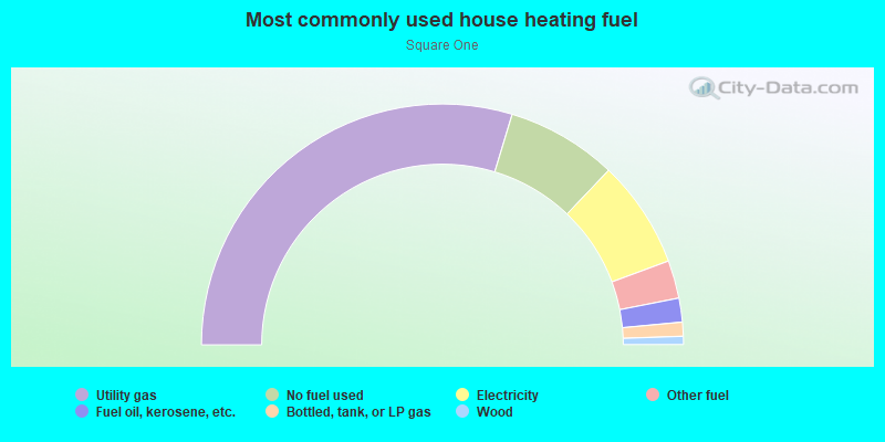 Most commonly used house heating fuel