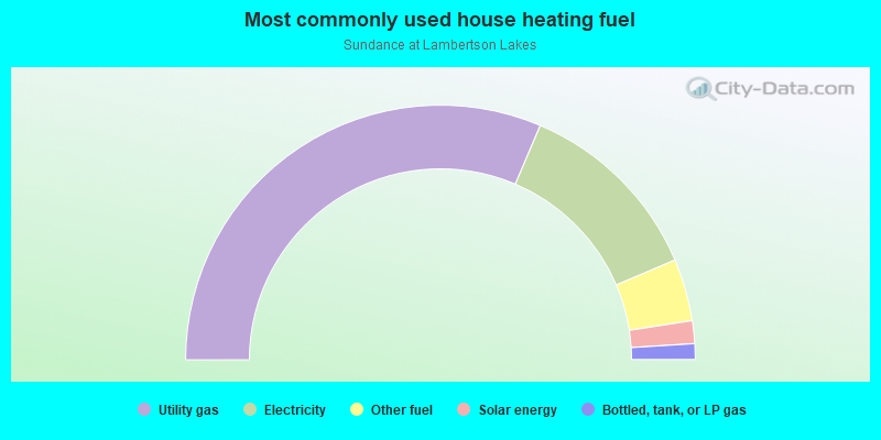 Most commonly used house heating fuel