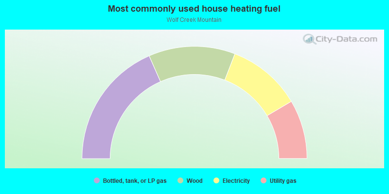 Most commonly used house heating fuel