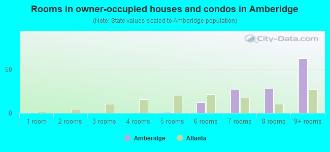 Rooms in owner-occupied houses and condos in Amberidge