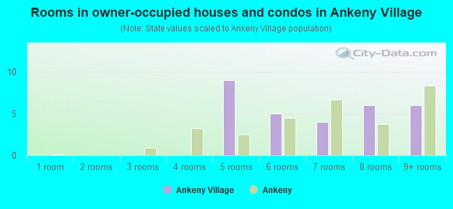 Rooms in owner-occupied houses and condos in Ankeny Village
