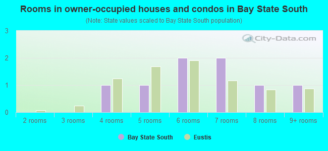 Rooms in owner-occupied houses and condos in Bay State South